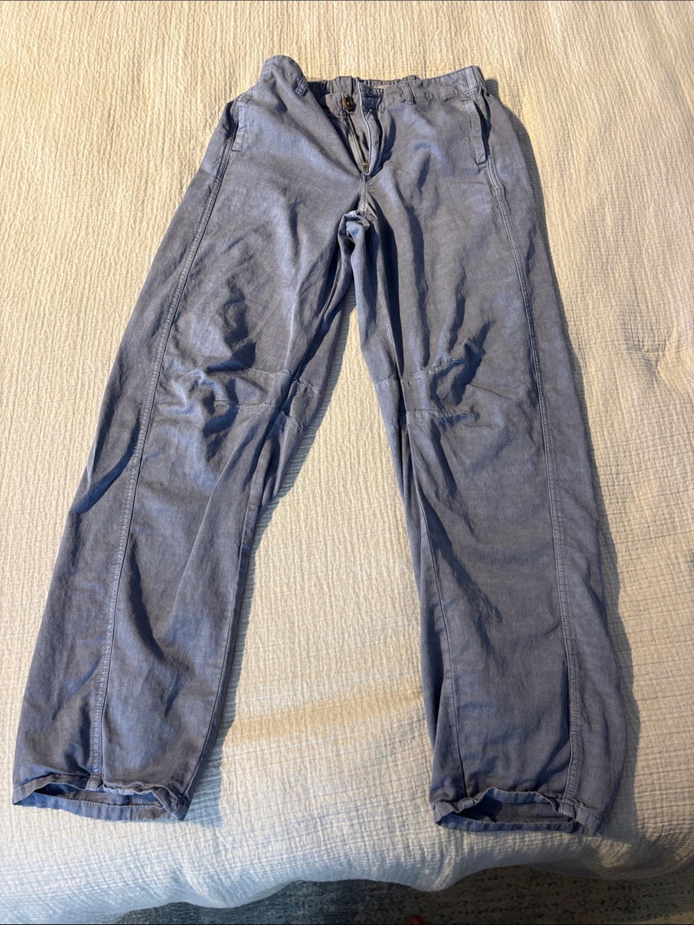 Universal Thread Women's Relaxed Drawstring Pants in Light Blue